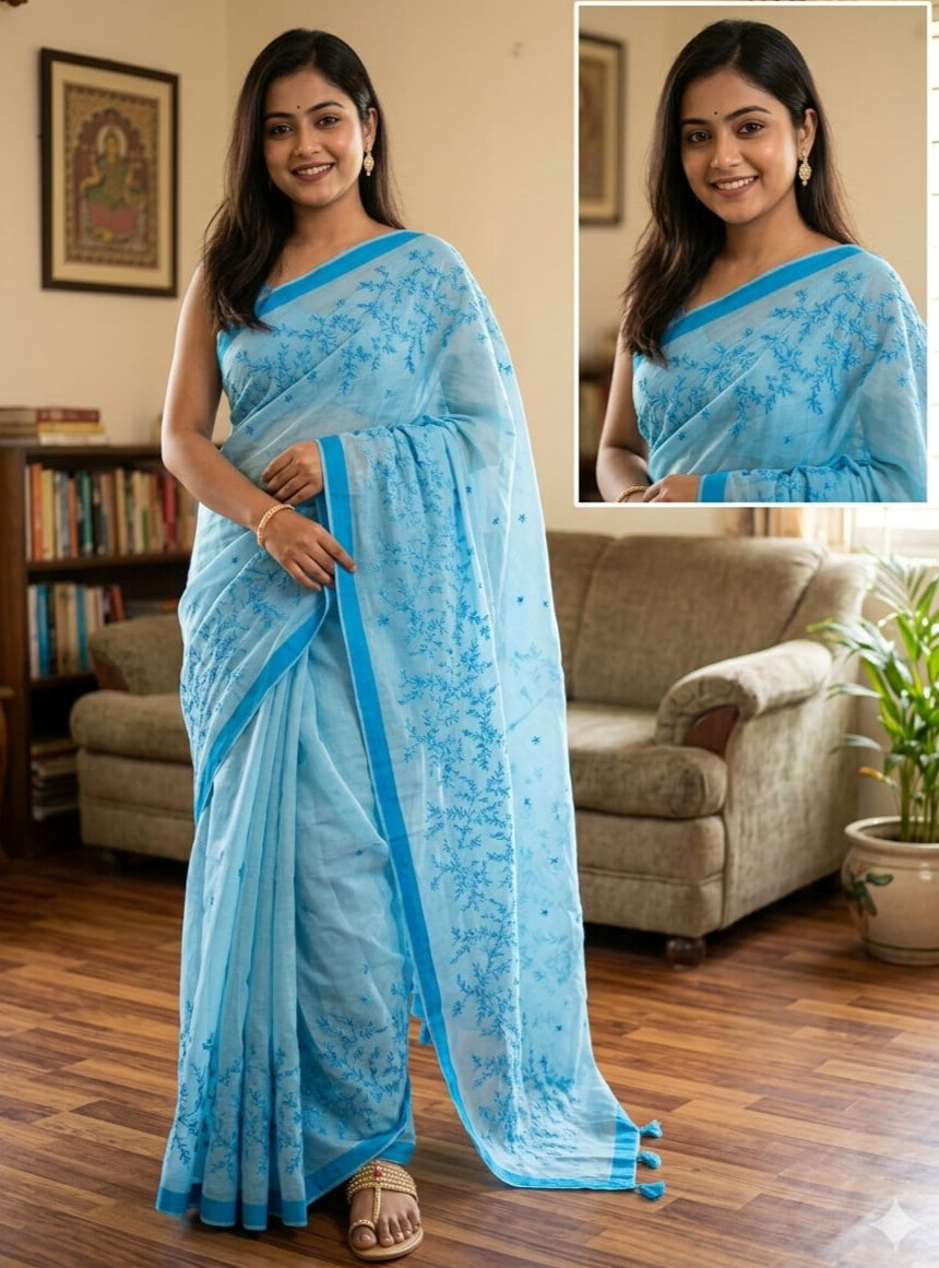 Premium Half Silk Sharee