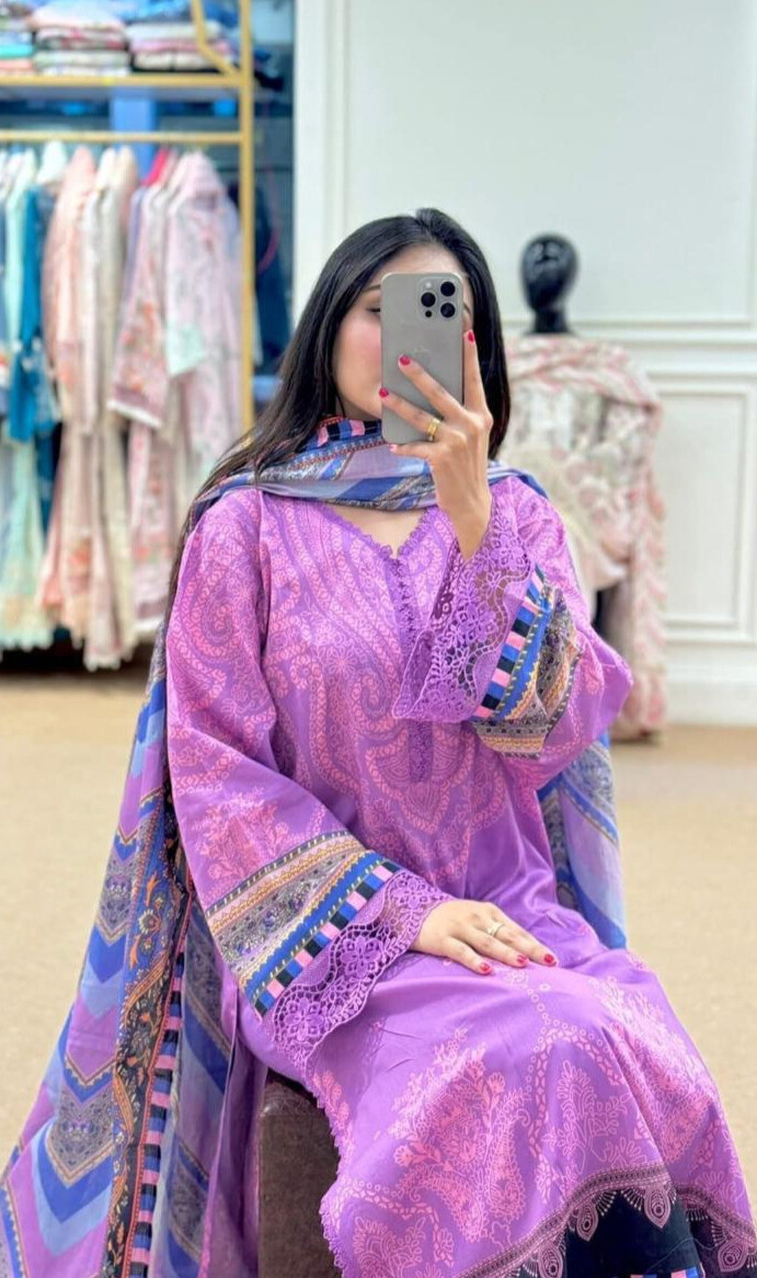 Digital Print Three Piece