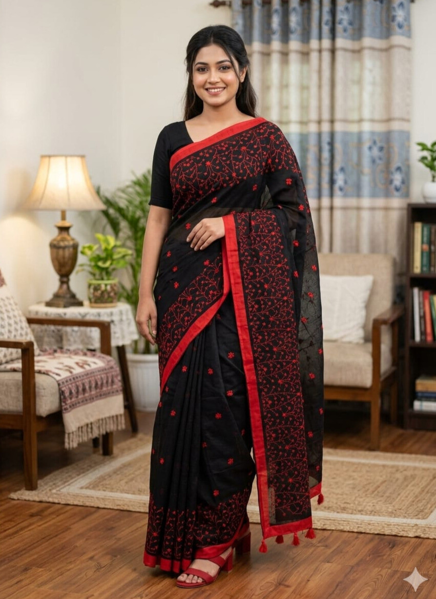 Premium Half Silk Sharee